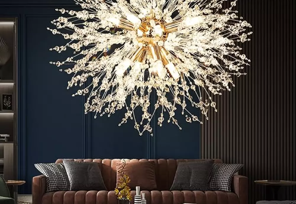 clean crystal chandelier