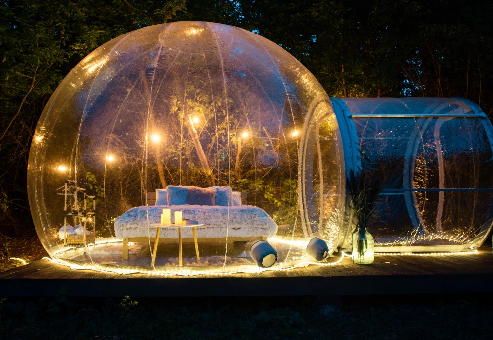 bubble tents for outdoor dining