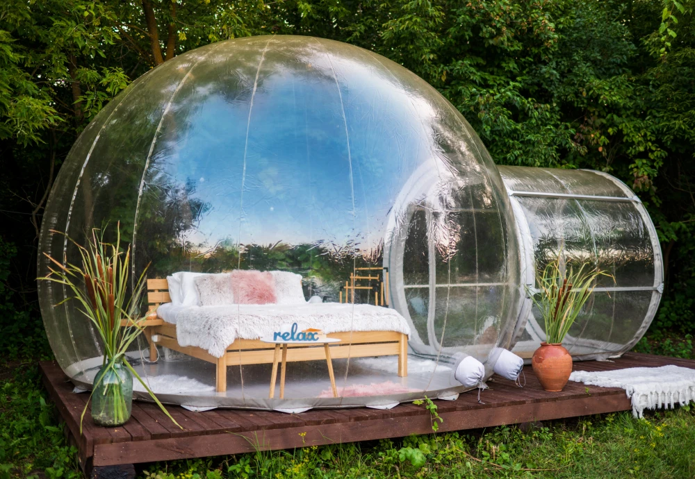 inflatable bubble tent review