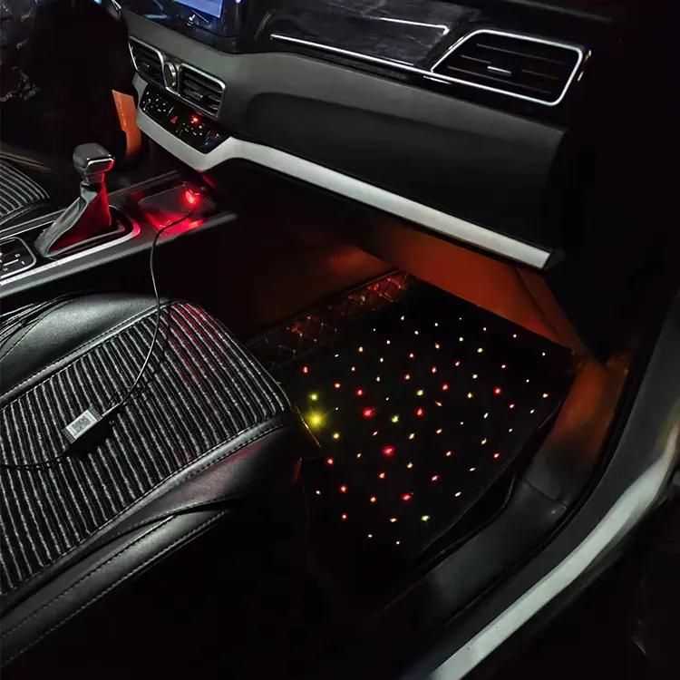 440*650mm Starlight Fiber Optic Car Mat Light Kit With 4 Star Car Rugs LED Light Engine 440*650mm Starlight Fiber Optic Car Mat Light Kit With 4 Star Car Rugs LED Light Engine